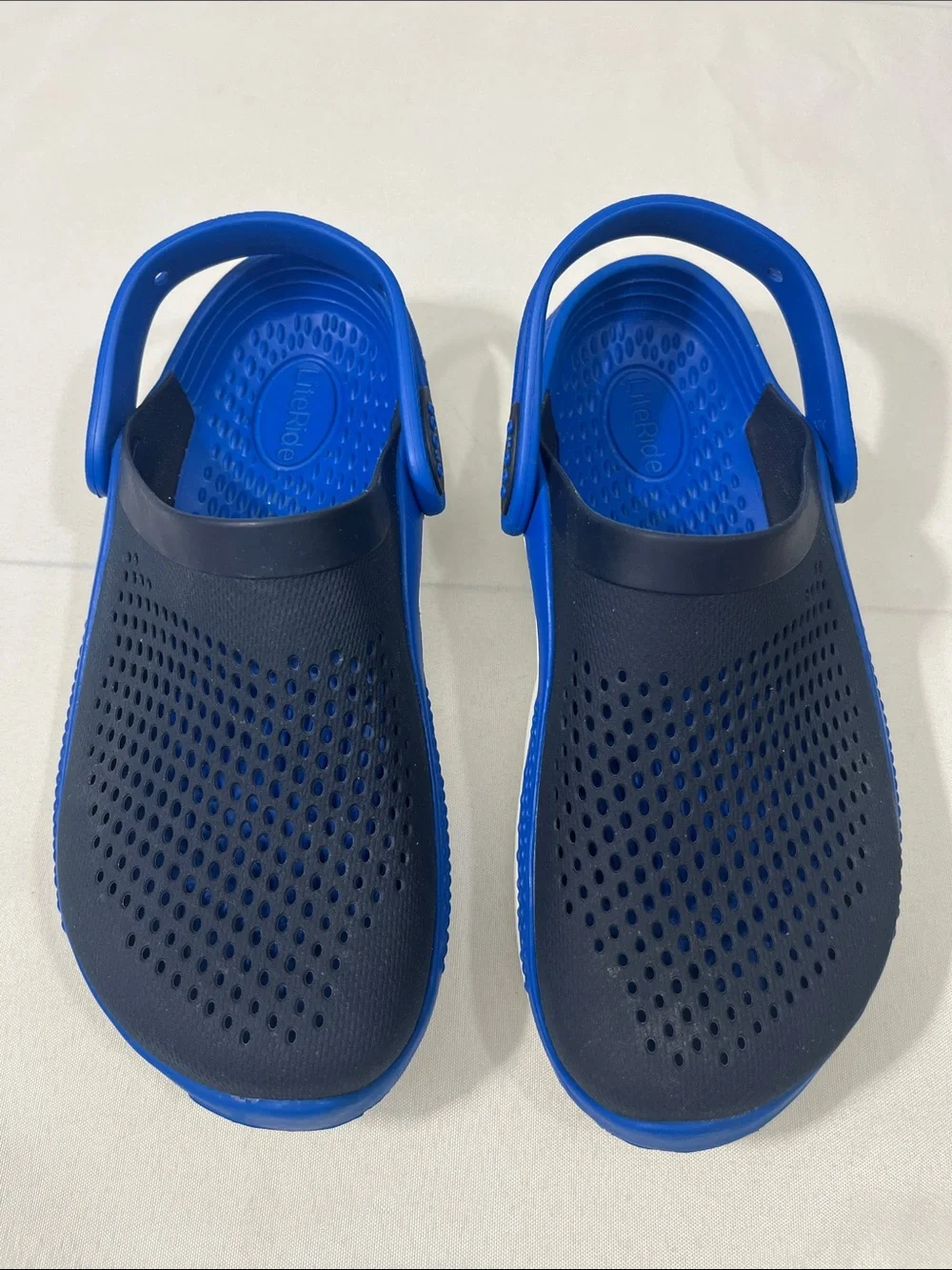 CROCS LiteRide 360 Clog Sandals Kids 4 Cobalt Blue Waterproof